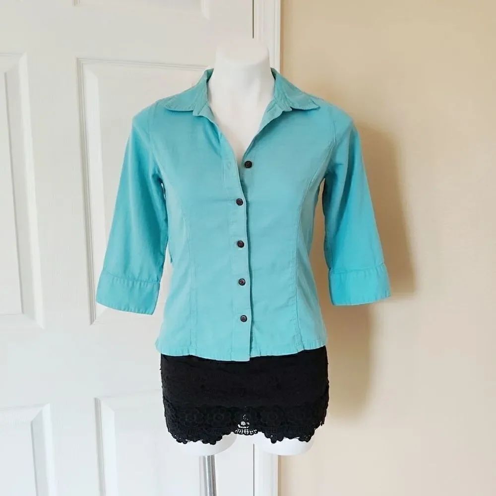 Royal Robbins cool mesh button front shirt sz XS